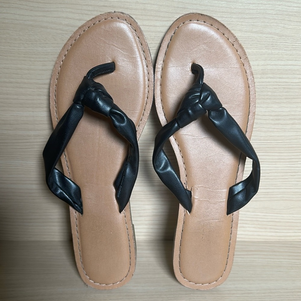 Express Black Flip Flops 7